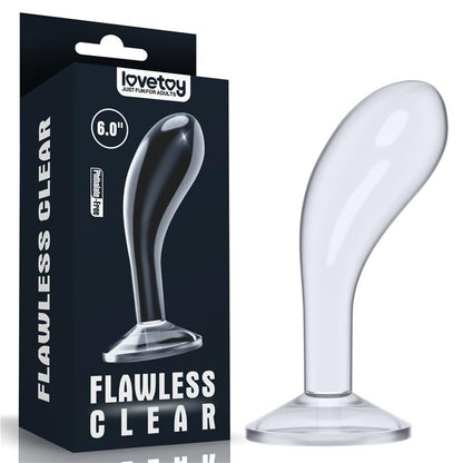 LOVETOY - PLUG ANAL FLAWLESS CLEAR 6 TRANSPARENTE