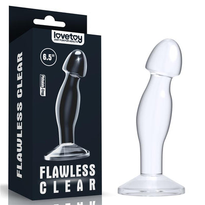 LOVETOY - PLUG ANAL FLAWLESS CLEAR 6.5 TRANSPARENTE