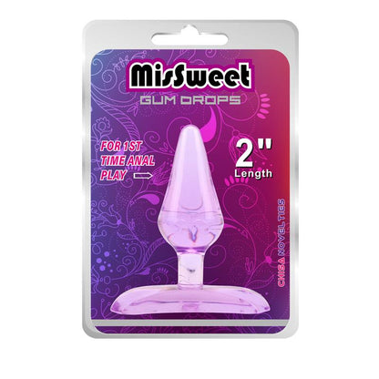 CHISA - PLUG ANAL GUN DROPS PÚRPURA 6,6 X 2,4CM