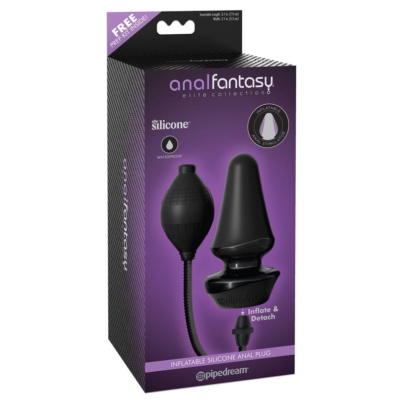 ANAL FANTASY ELITE - PLUG ANAL INFLABLE COLOR NEGRO