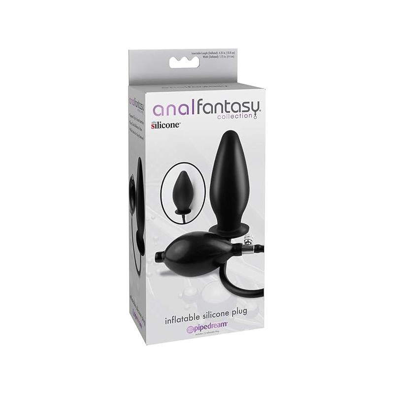 ANAL FANTASY COLLECT. - PLUG ANAL INFLABLE - COLOR NEGRO