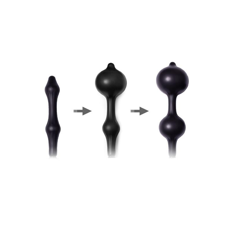 LATEX PLAY - PLUG ANAL INFLABLE CON DOBLE BOMBA
