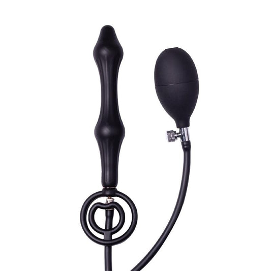 LATEX PLAY - PLUG ANAL INFLABLE CON DOBLE BOMBA