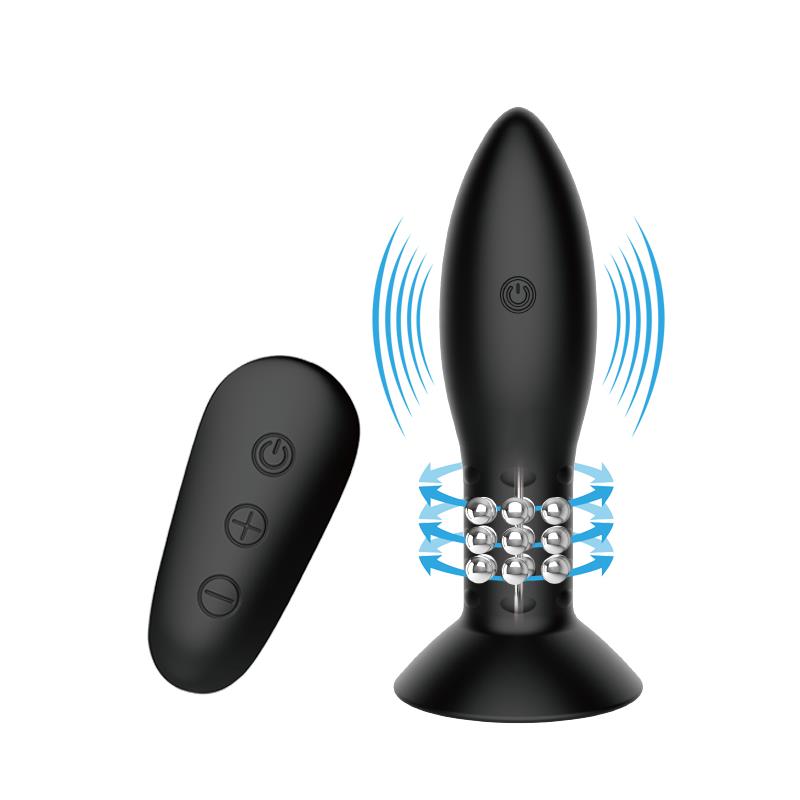 MR PLAY - PLUG ANAL INFLABLE CON VIBRACIÓN Y ROTACIÓN
