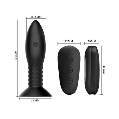 MR PLAY - PLUG ANAL INFLABLE CON VIBRACIÓN Y ROTACIÓN