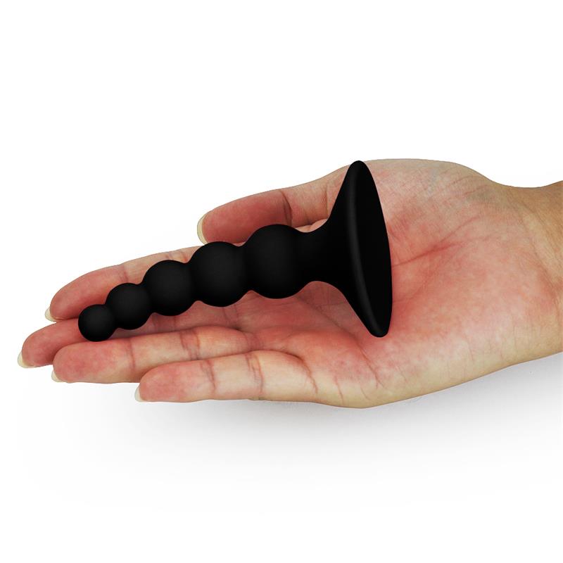 LOVETOY - PLUG ANAL LURE ME SILICONA NEGRO