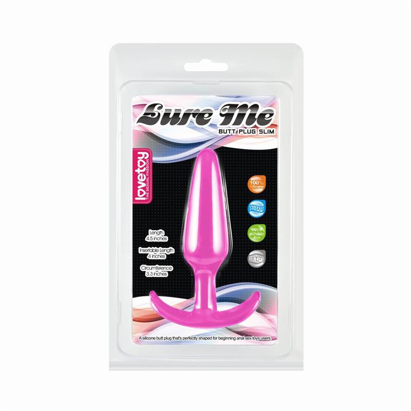LOVETOY - PLUG ANAL LURE ME TALLA S ROSA