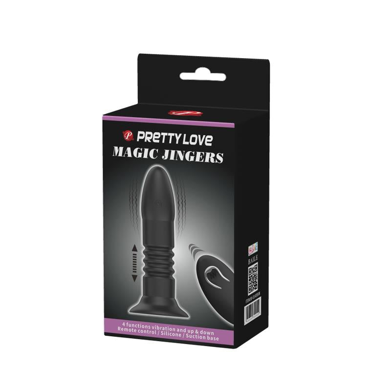 PRETTYLOVE - PLUG ANAL MAGIC JINGER MOVIMIENTO TELESCÓPICO