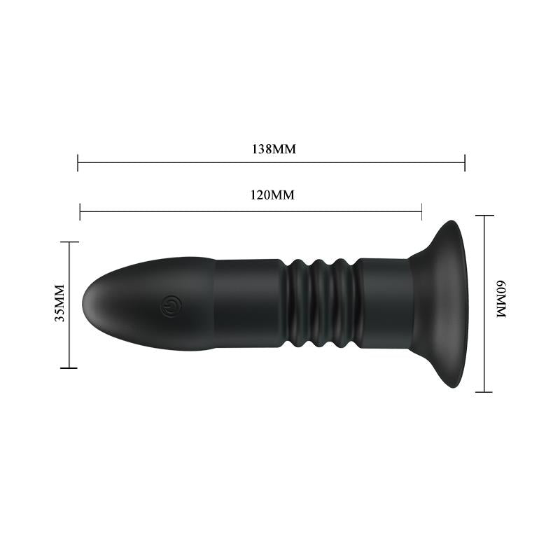 PRETTYLOVE - PLUG ANAL MAGIC JINGER MOVIMIENTO TELESCÓPICO