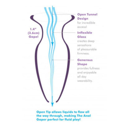 ANAL FANTASY COLLECT. - PLUG ANAL MEGA ANAL GAPER TRANSPARENTE