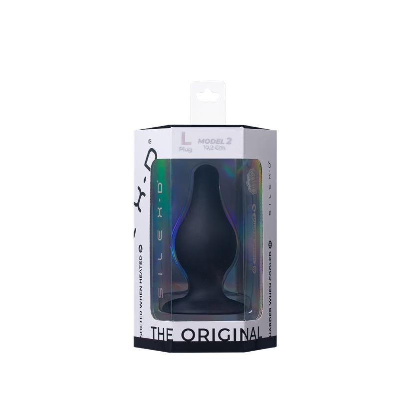SILEXD - PLUG ANAL MODEL 2 TALLA L NEGRO
