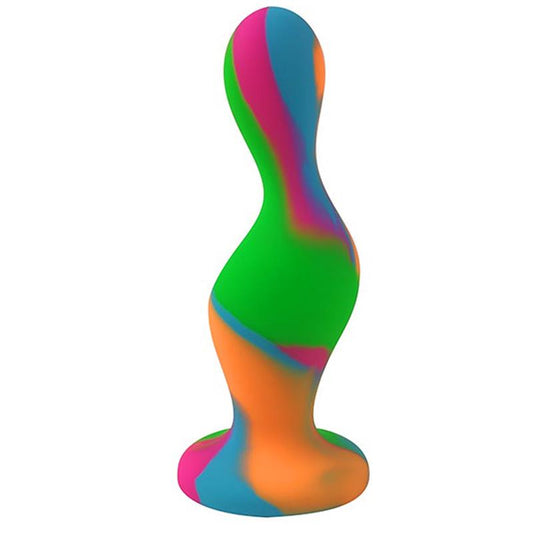 A-GUSTO - PLUG ANAL MULTI COLOR SILICONA