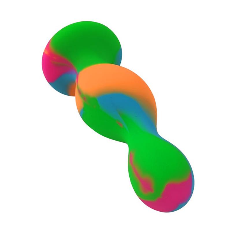 A-GUSTO - PLUG ANAL MULTI COLOR SILICONA
