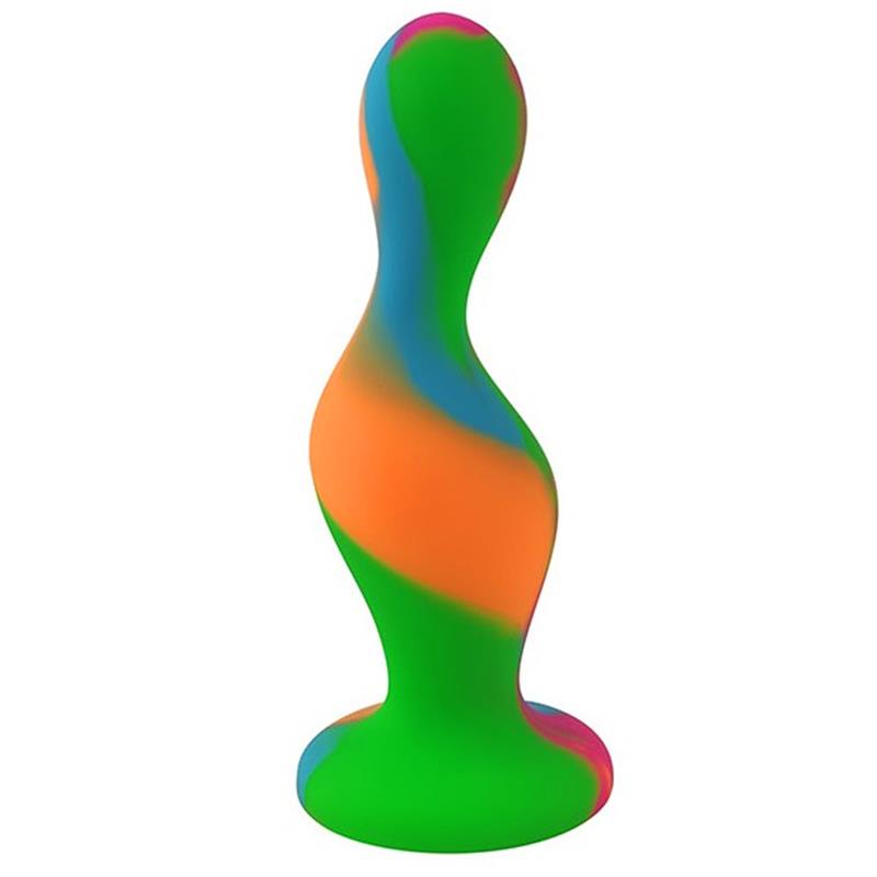 A-GUSTO - PLUG ANAL MULTI COLOR SILICONA