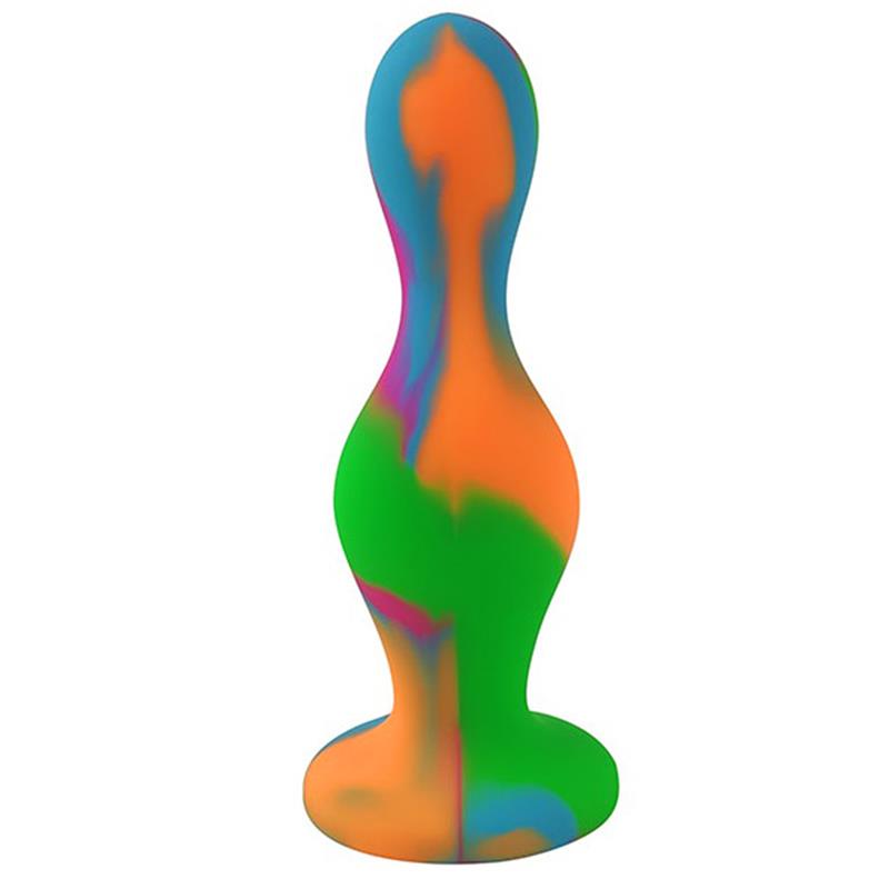 A-GUSTO - PLUG ANAL MULTI COLOR SILICONA