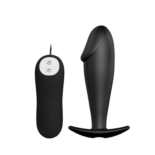 PRETTYLOVE - PLUG ANAL NEGRO CON MANDO