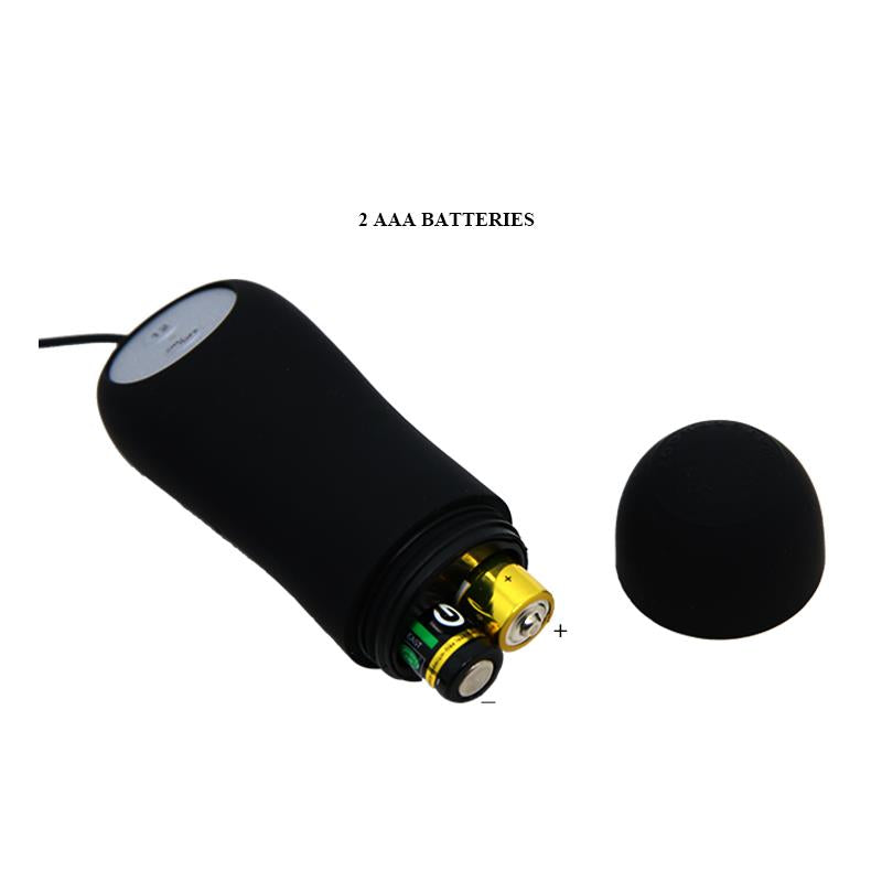 PRETTYLOVE - PLUG ANAL NEGRO FORMA ANCLA CON CONTROL REMOTO