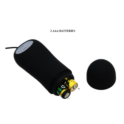 PRETTYLOVE - PLUG ANAL NEGRO FORMA ANCLA CON CONTROL REMOTO