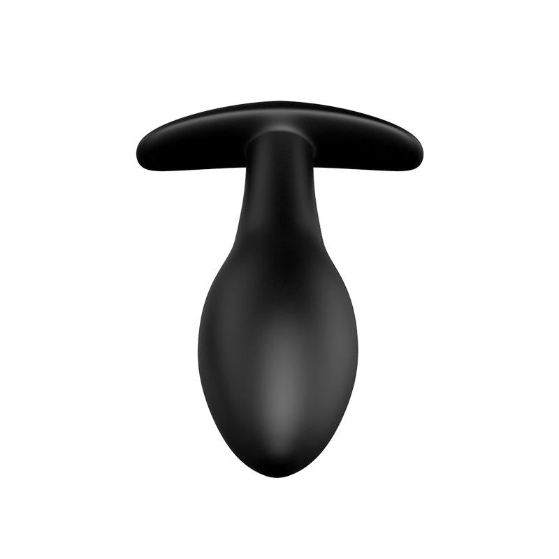 PRETTYLOVE - PLUG ANAL NEGRO FORMA ANCLA CON CONTROL REMOTO