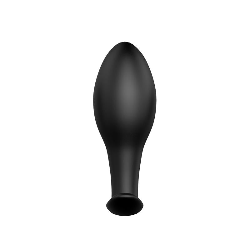 PRETTYLOVE - PLUG ANAL NEGRO FORMA ANCLA CON CONTROL REMOTO