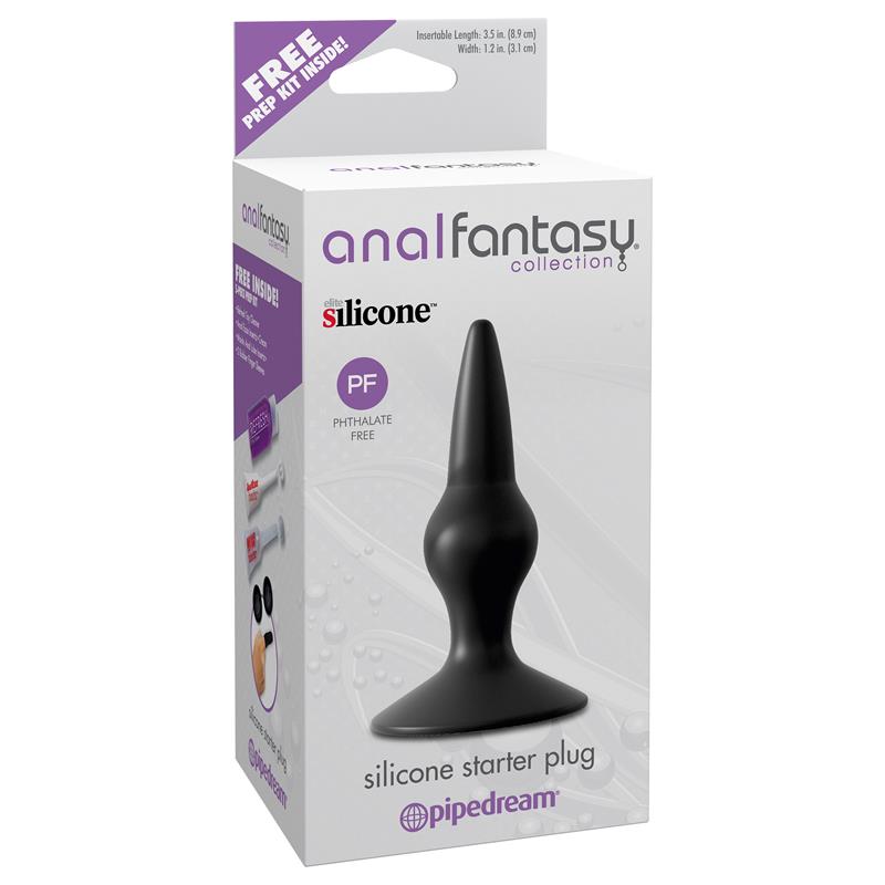 ANAL FANTASY COLLECT. - PLUG ANAL PARA PRINCIPIANTES NEGRO