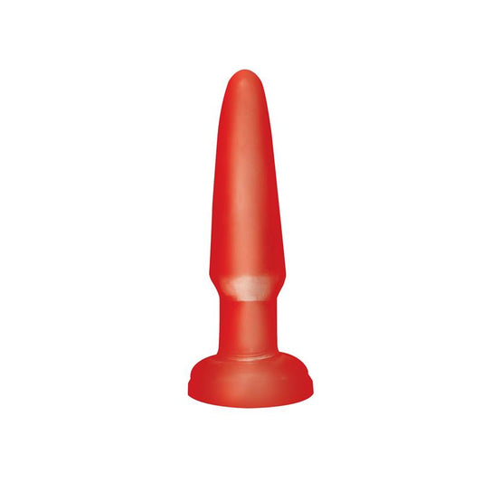 BASIX RUBBER WORKS - PLUG ANAL PARA PRINCIPIANTES ROJO