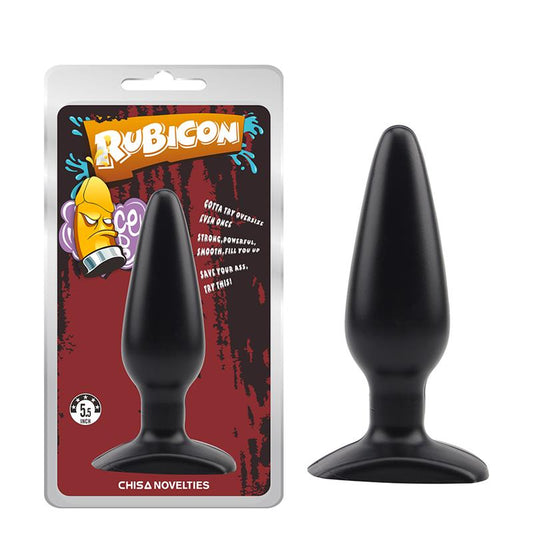 CHISA - PLUG ANAL RUBICON 13.5 X 4.5 CM NEGRO