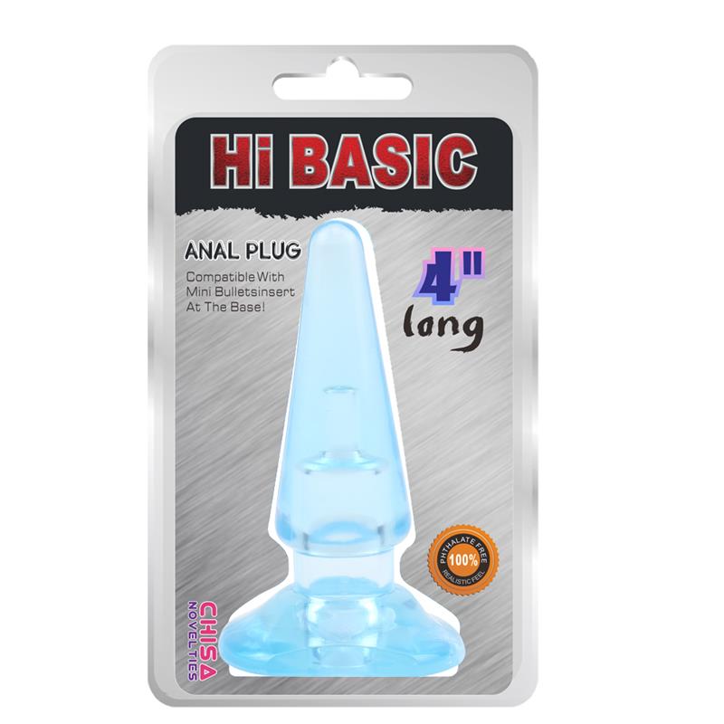 CHISA - PLUG ANAL SASSY AZUL 10,4 X 3,2CM