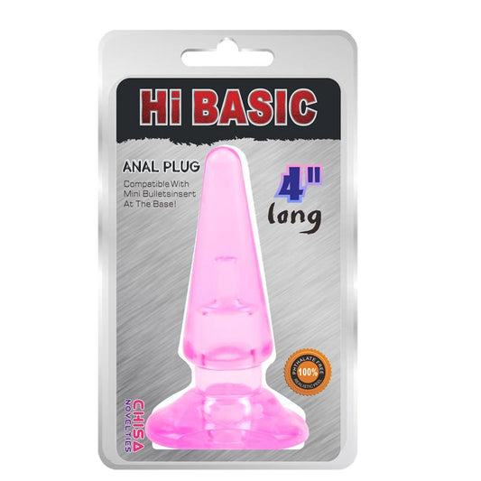 CHISA - PLUG ANAL SASSY ROSA 10,4 X 3,2CM