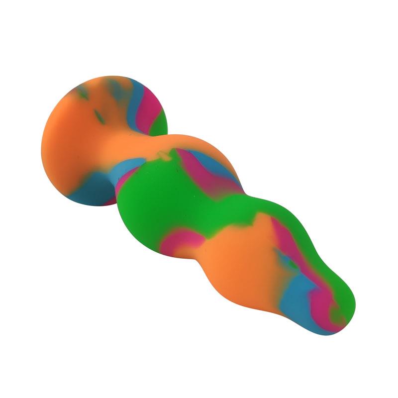 A-GUSTO - PLUG ANAL SILICONA MULTI COLOR