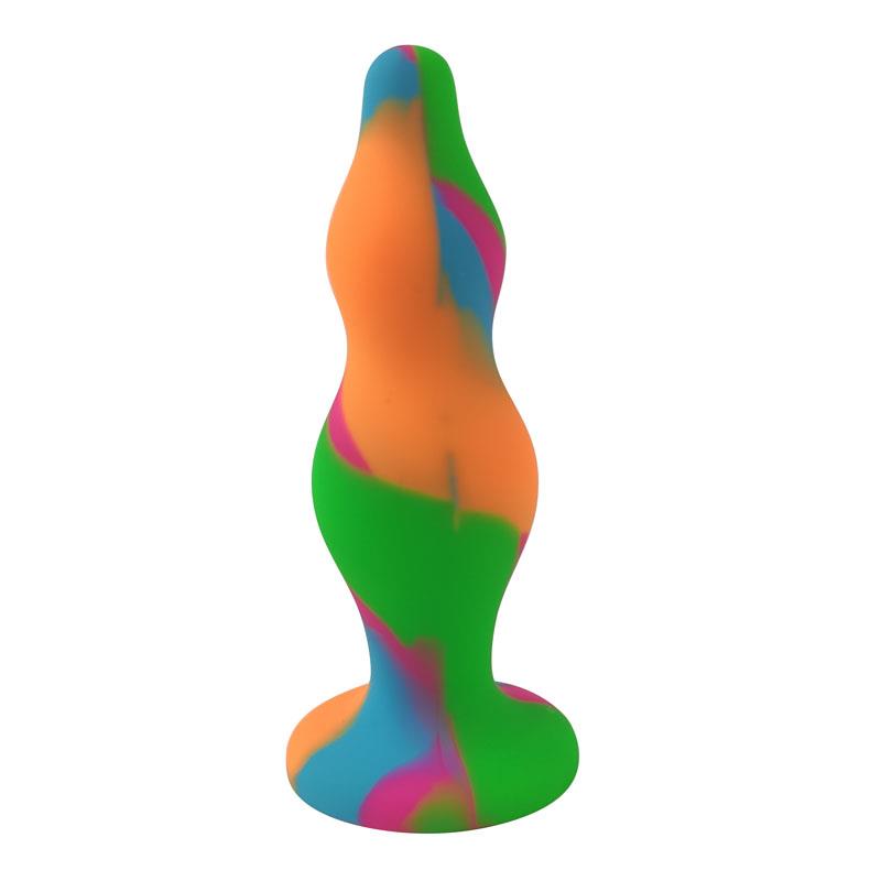 A-GUSTO - PLUG ANAL SILICONA MULTI COLOR