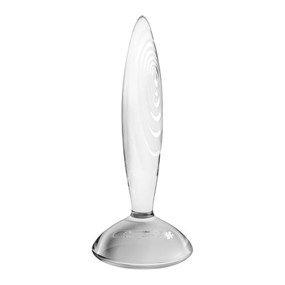 SATISFYER - PLUG ANAL SPARKLING CRYSTAL HOT AND COLD TRANSPARENTE