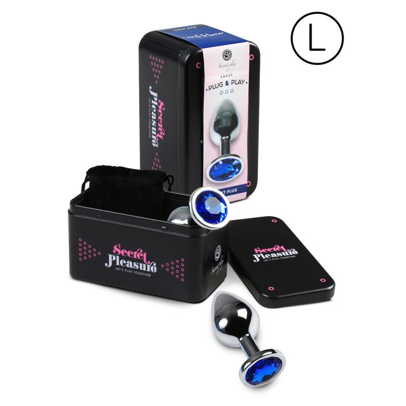 SECRET PLAY - PLUG ANAL TALLA L AZUL