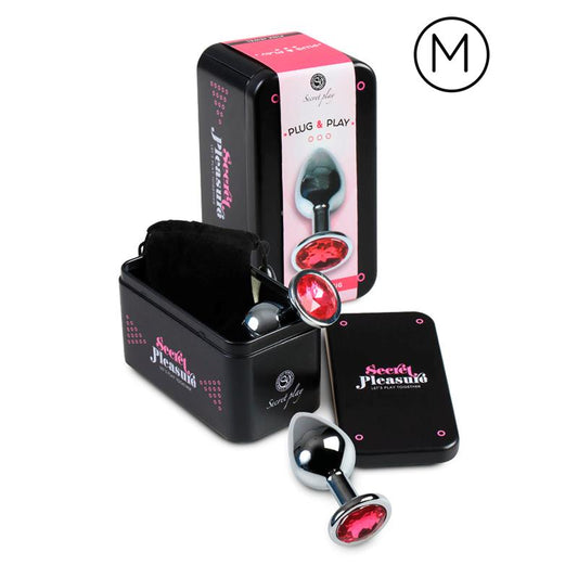 SECRET PLAY - PLUG ANAL TALLA M FUCSIA