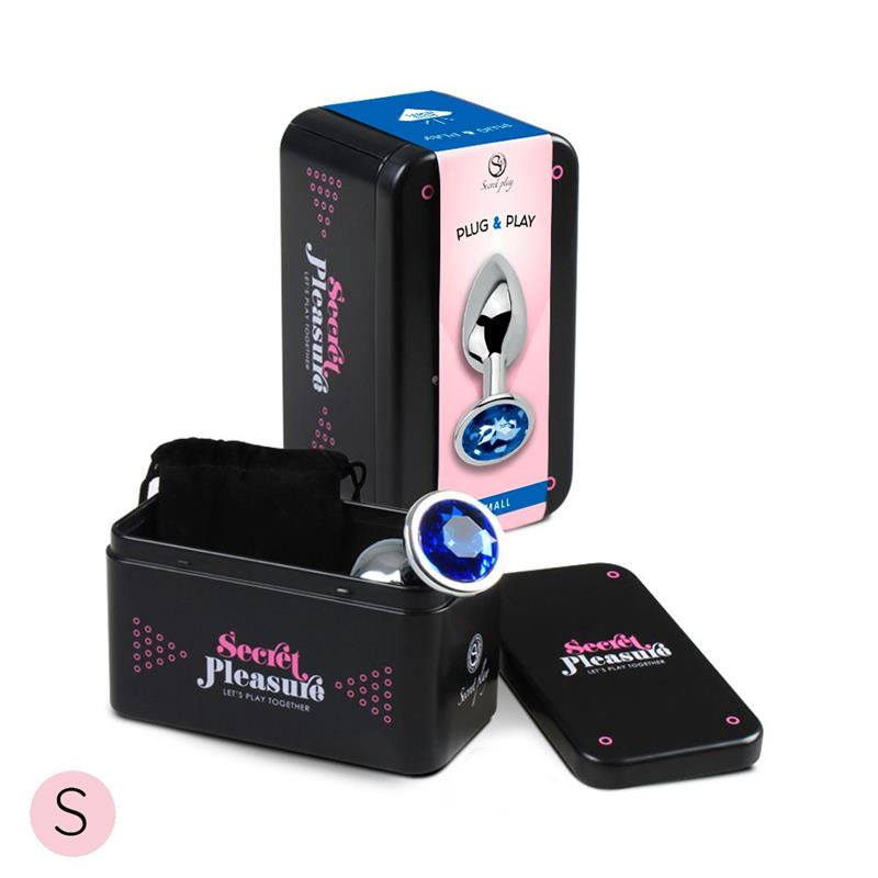 SECRET PLAY - PLUG ANAL TALLA S AZUL
