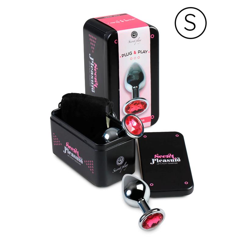 SECRET PLAY - PLUG ANAL TALLA S FUCSIA