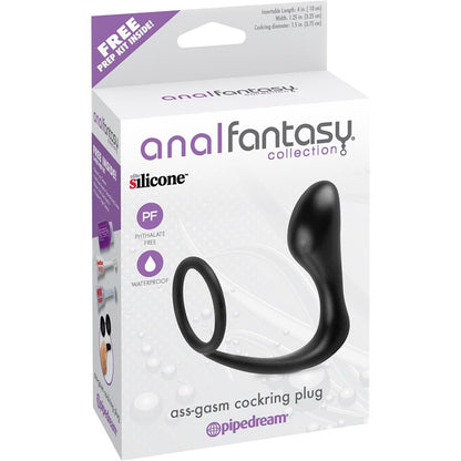ANAL FANTASY COLLECT. - PLUG ANAL Y ANILLO ASS-GASM NEGRO