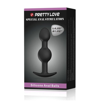 PRETTY LOVE - PLUG BOLAS ANALES SILICONA