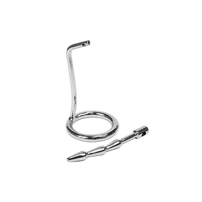 BONDAGE PLAY - PLUG CASTIDAD PENE CON CANDADO ACERO INOXIDABLE