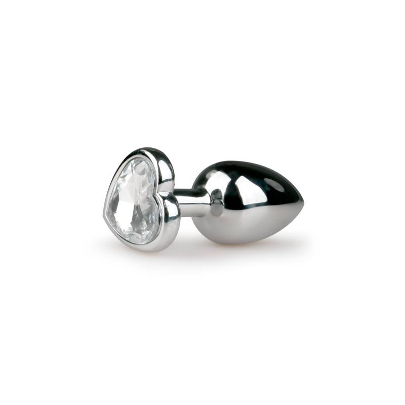 EASYTOYS - PLUG DE ALUMINIO NO. 2 - PLATA/TRANSPARENTE