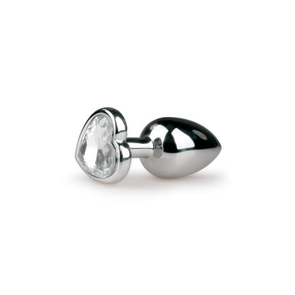 EASYTOYS - PLUG DE ALUMINIO NO. 2 - PLATA/TRANSPARENTE