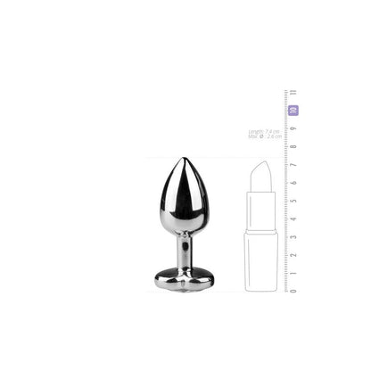 EASYTOYS - PLUG DE ALUMINIO NO. 2 - PLATA/TRANSPARENTE
