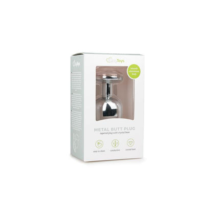 EASYTOYS - PLUG DE ALUMINIO NO. 6 - PLATA/ TRANSPARENTE