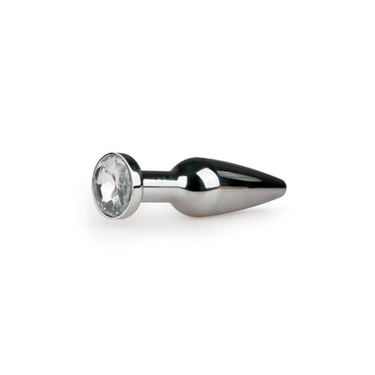 EASYTOYS - PLUG DE ALUMINIO NO. 9 - PLATA / TRANSPARENTE