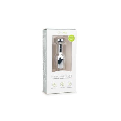 EASYTOYS - PLUG DE ALUMINIO NO. 9 - PLATA / TRANSPARENTE