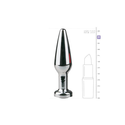 EASYTOYS - PLUG DE ALUMINIO NO. 9 - PLATA / TRANSPARENTE