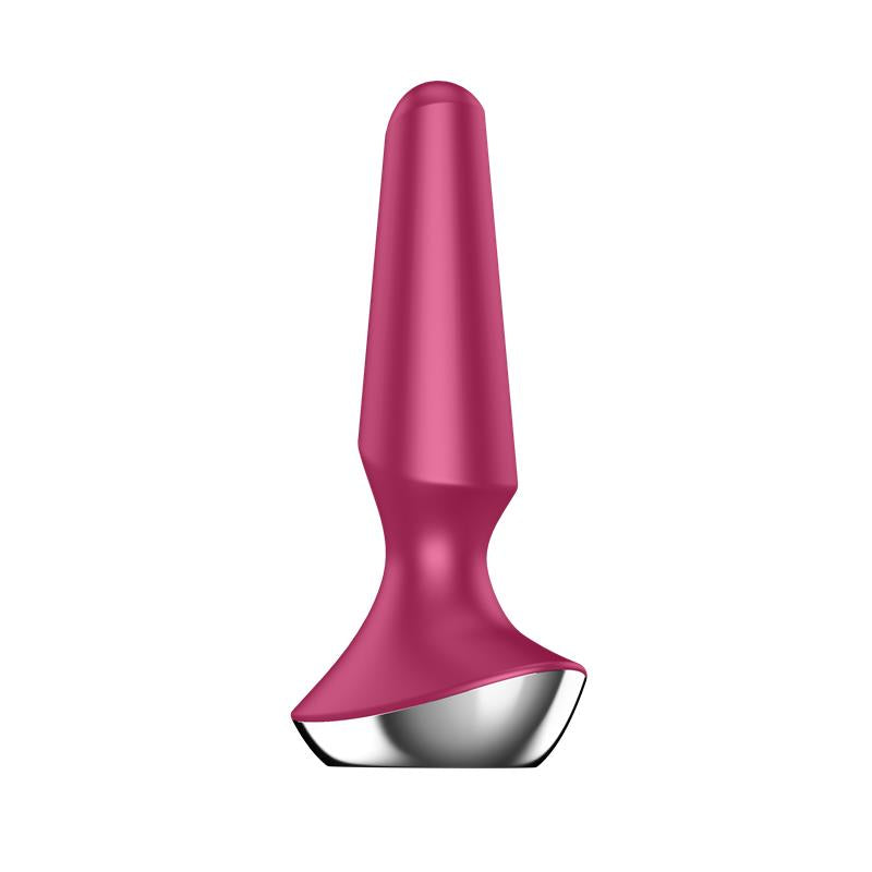 SATISFYER - PLUG-ILICIOUS 2 PLUG ANAL CON VIBRACIÓN CON SATISFYER CONNECT APP BERRY