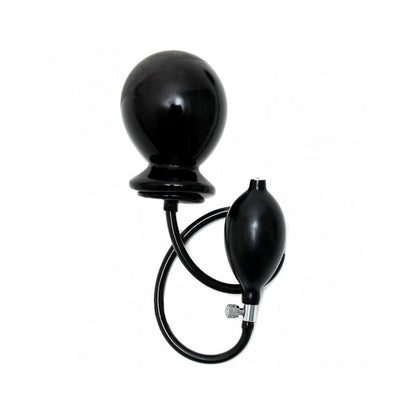 BONDAGE PLAY - PLUG INFLABLE NEGRO LÁTEX