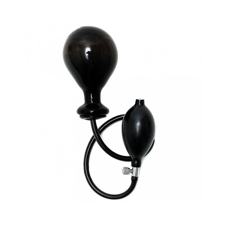 BONDAGE PLAY - PLUG INFLABLE PEQUEÑO  NEGRO
