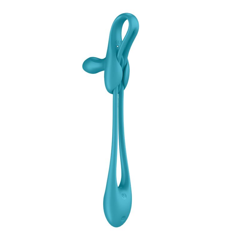 SATISFYER - PLUG & PLAY 1 VIBRADOR ANAL FLEXIBLE AZUL